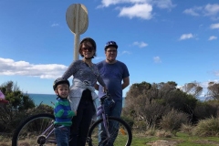 Big Devonport beaches bike ride with family.