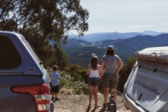 Lookout South of Mansfield Victoria high country