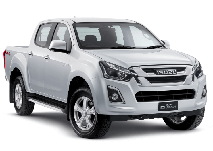 White, New Model Isuzu DMax LS-U Dual Cab 4x4