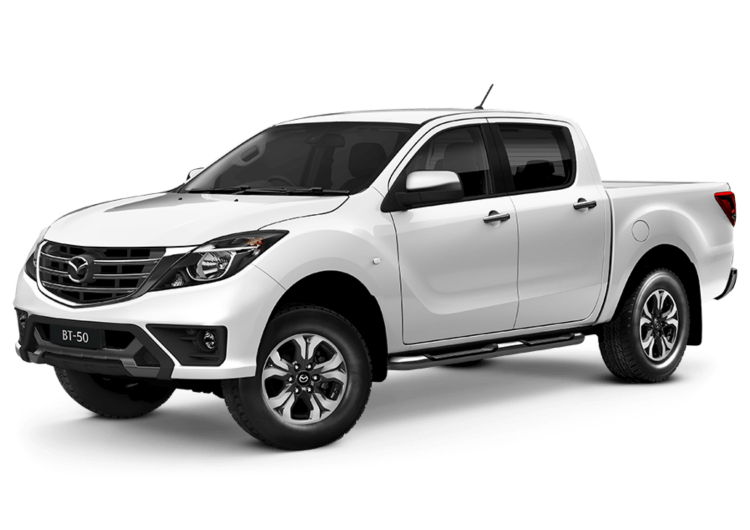 White, New Model Mazda BT50 XTR Dual Cab 4x4