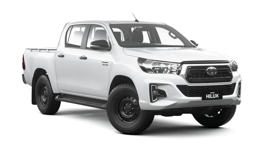 New Model White Toyota Hilux SR5 Dual Cab