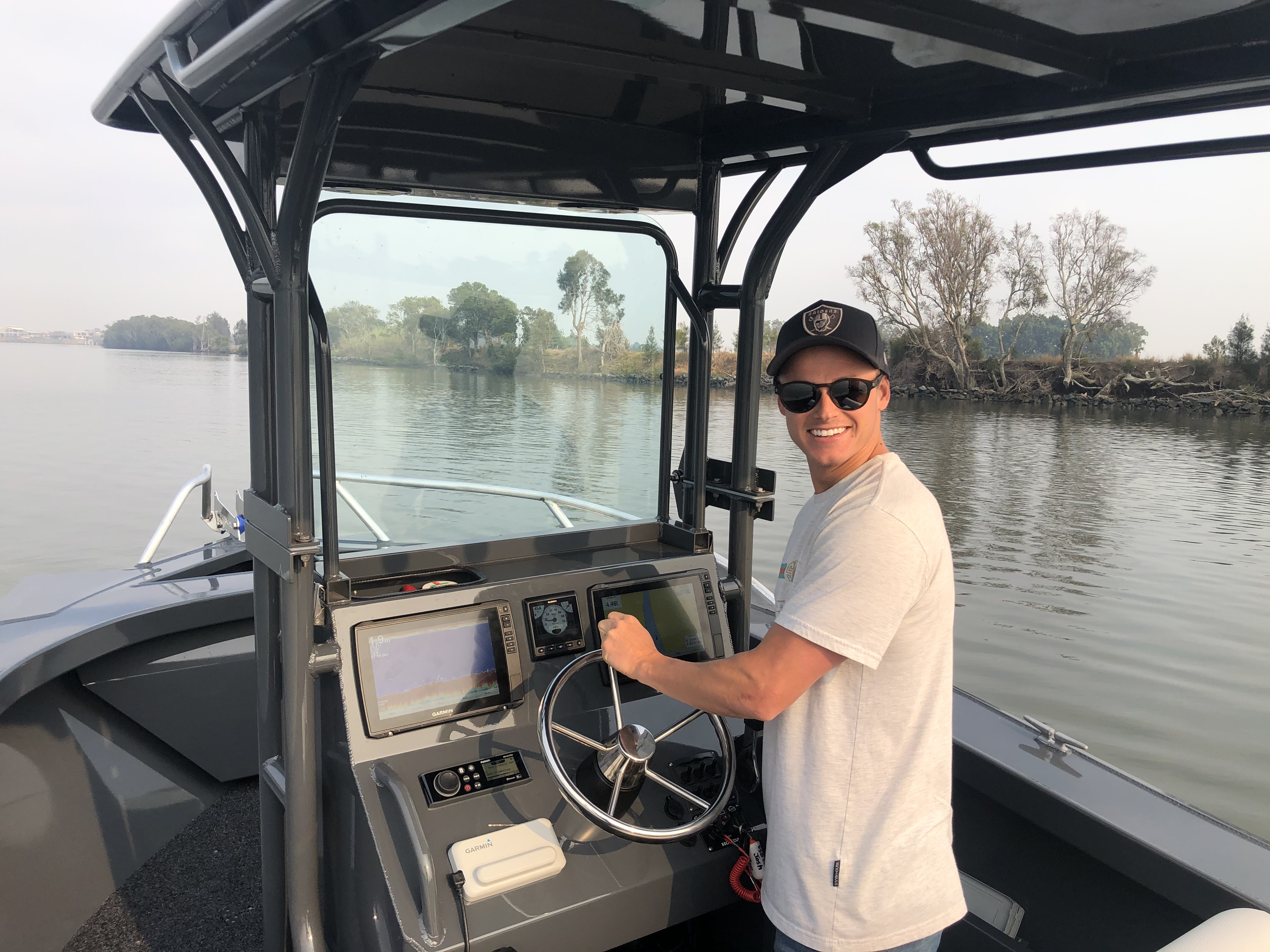 Josh Hook on his Formosa SRT 550 Centre Console in Old Bar