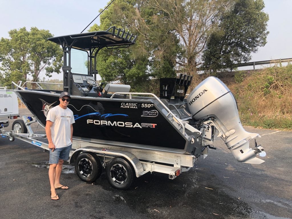 Special delivery as Josh receives his brand new Formosa SRT 550 Centre Console