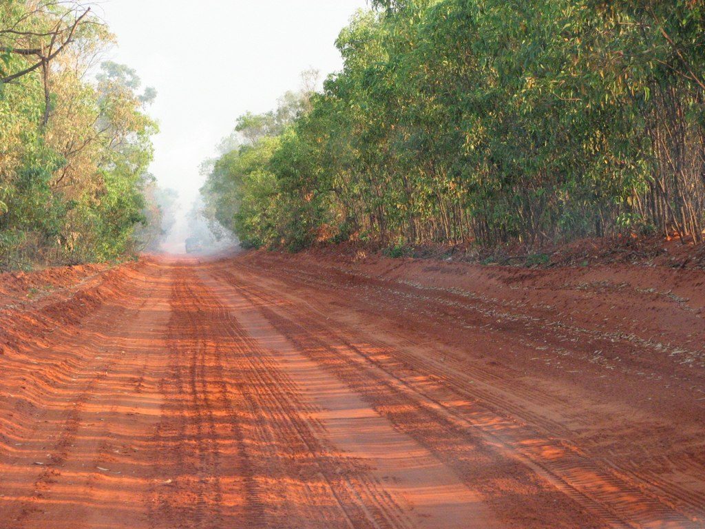 Red dirt road of the Cape Leveque Track in Western Australia