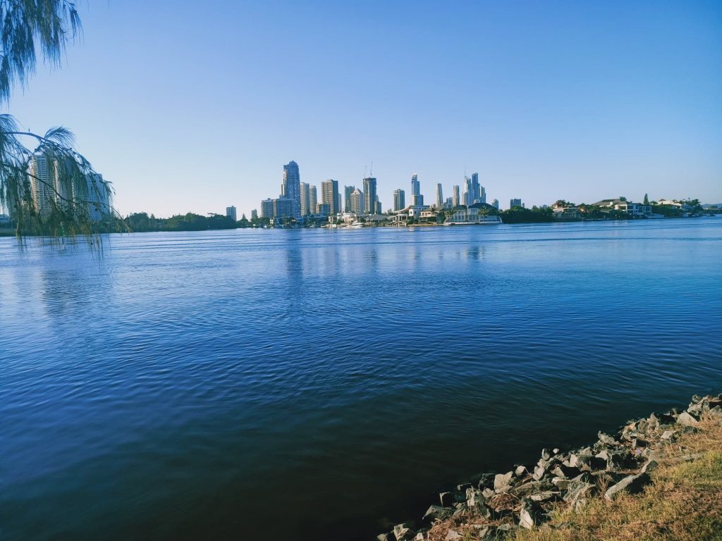 gold coast waterways in Queensland, Australia