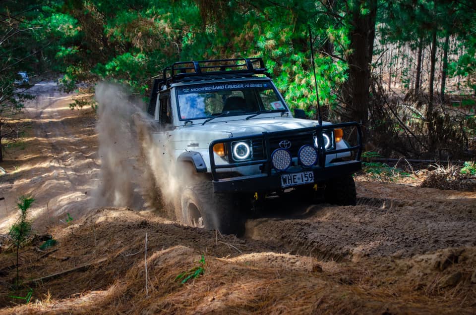 Sandy Offroad Track Conservational Park South Stock Photo