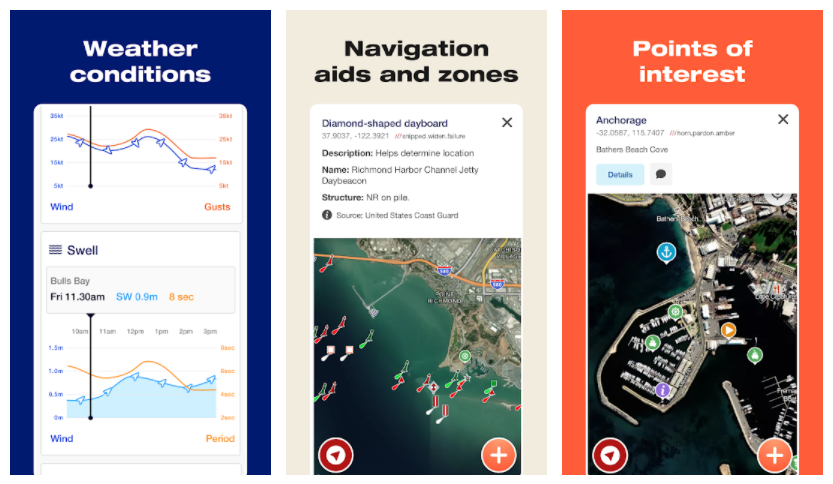 deckee marine navigation app